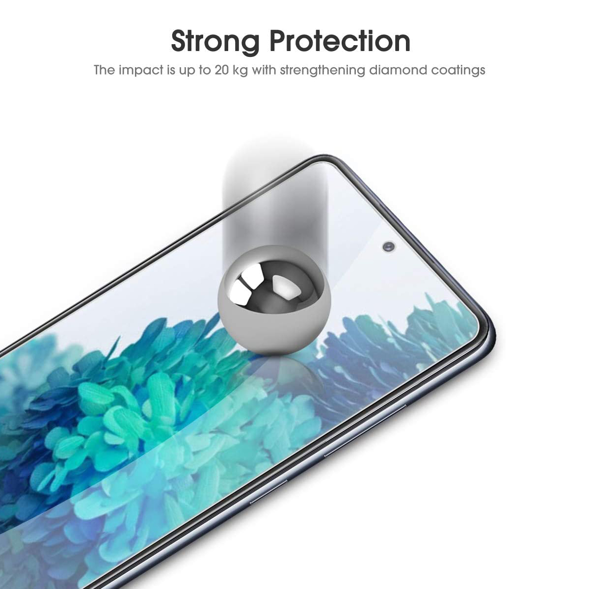 2/4 Uds Protector de pantalla de vidrio para Samsung Galaxy S20 FE 5G G780 G781 película de vidrio templado