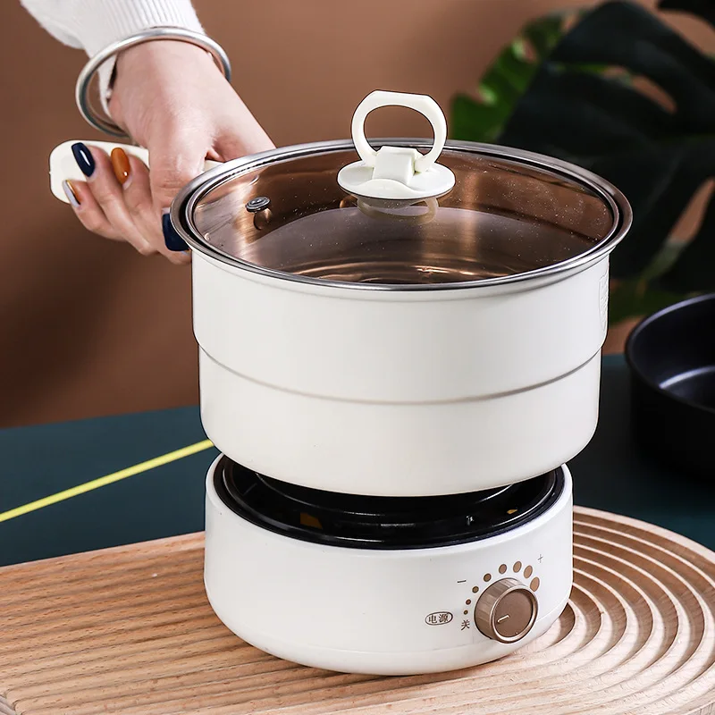 Panela elétrica quente para mingau de bebê, multicooker, guisado, aquecimento, ovos, sopa, macarrão, vaporizador de arroz, panela de cozinha, plugue ue