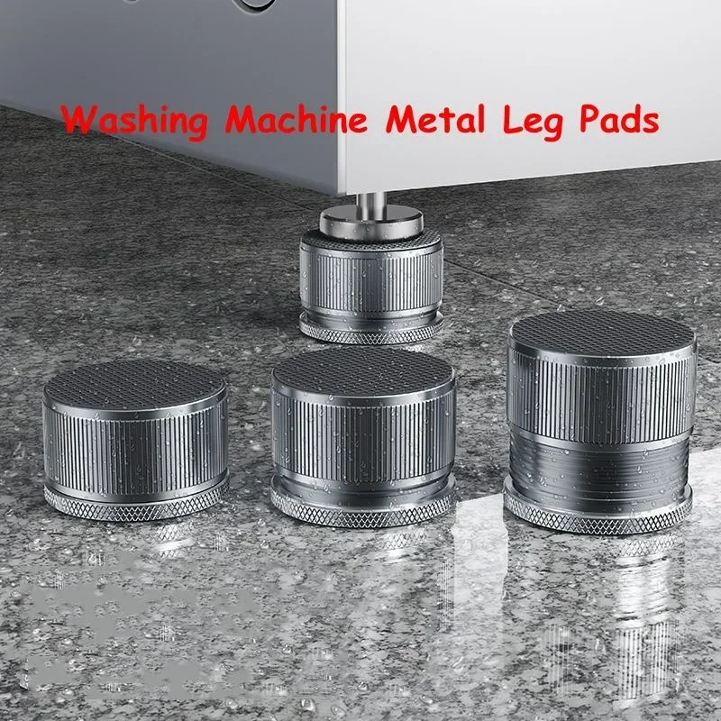 Eary 2/4 pezzi mobili in metallo gamba booster pad letto Riser altezza regolabile divano piedi protezione del pavimento WashMachine gamba Highten Cusion