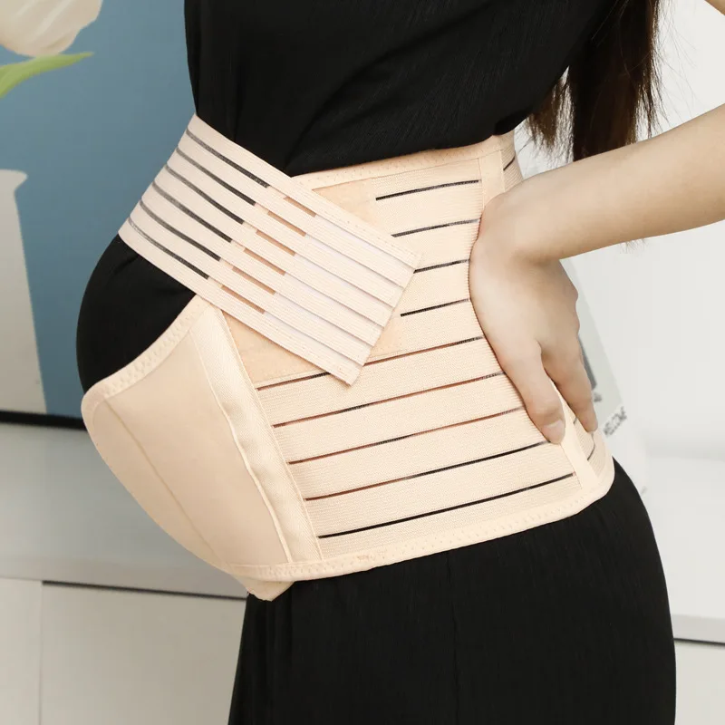 Cintos respiráveis para gestantes, cinto de barriga, cuidados com a cintura, atadura do abdômen, roupas para gestantes, aparelhos, 3PCs