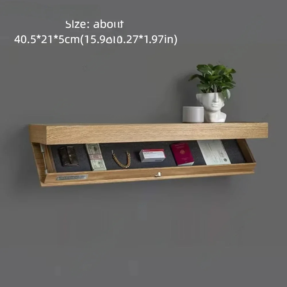 Wandmontiertes Magicflap-Designer-Regal aus Holz, multifunktional, verdecktes schwebendes Regal, geheimes Fach, Wandregale, Heimdekoration