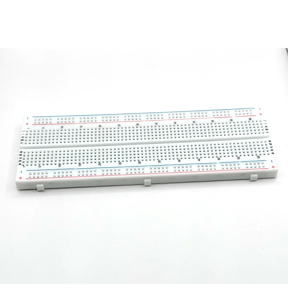 MB102 Solderless Breadboard 830 หลุมปลั๊กอเนกประสงค์ Prototyping วงจรการทดสอบบอร์ดสําหรับ DIY MB-102