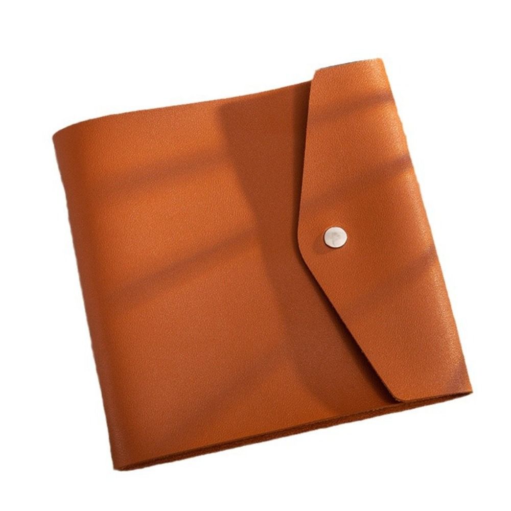 PU Leather Money Savings Challenge Simple Easy Cash Savings Binder Book Clear Portable Envelops Savings Challenges