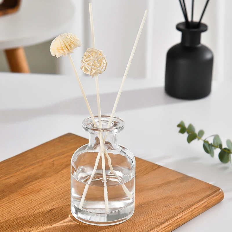 1 ชิ้น 50 มิลลิลิตรน้ําหอม Diffuser ขวดของขวัญแก้วคอนเทนเนอร์ Reed Diffuser ขวดน้ํามันหอมระเหยน้ํามัน Diffusers Sticks