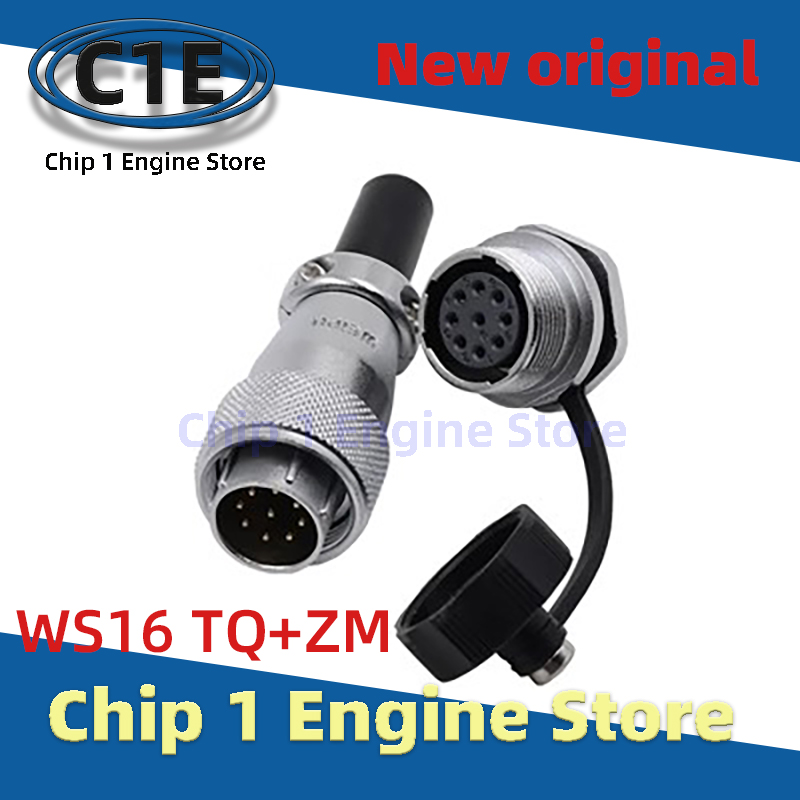 Für WEIPU WS16 Luftfahrtstecker und Buchse WS16 TQ+ZM Metall 2 3 4 5 7 9 10-polige Industrie-Stecker für Stecker und Buchse