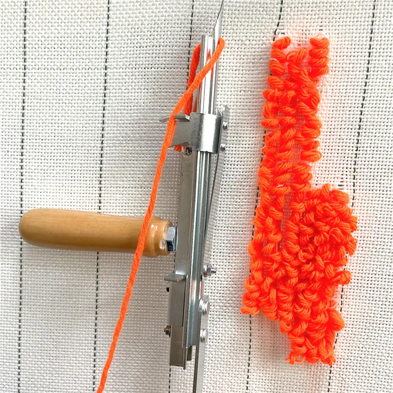 2,1 m x 3 m Mönchstuch, Tufting-Tuch, markierte Linien, gewebt, für die Herstellung von Kleidungsstücken, DIY-Mönchstuch, Teppich, Wandteppich, Teppichherstellung, Handarbeiten