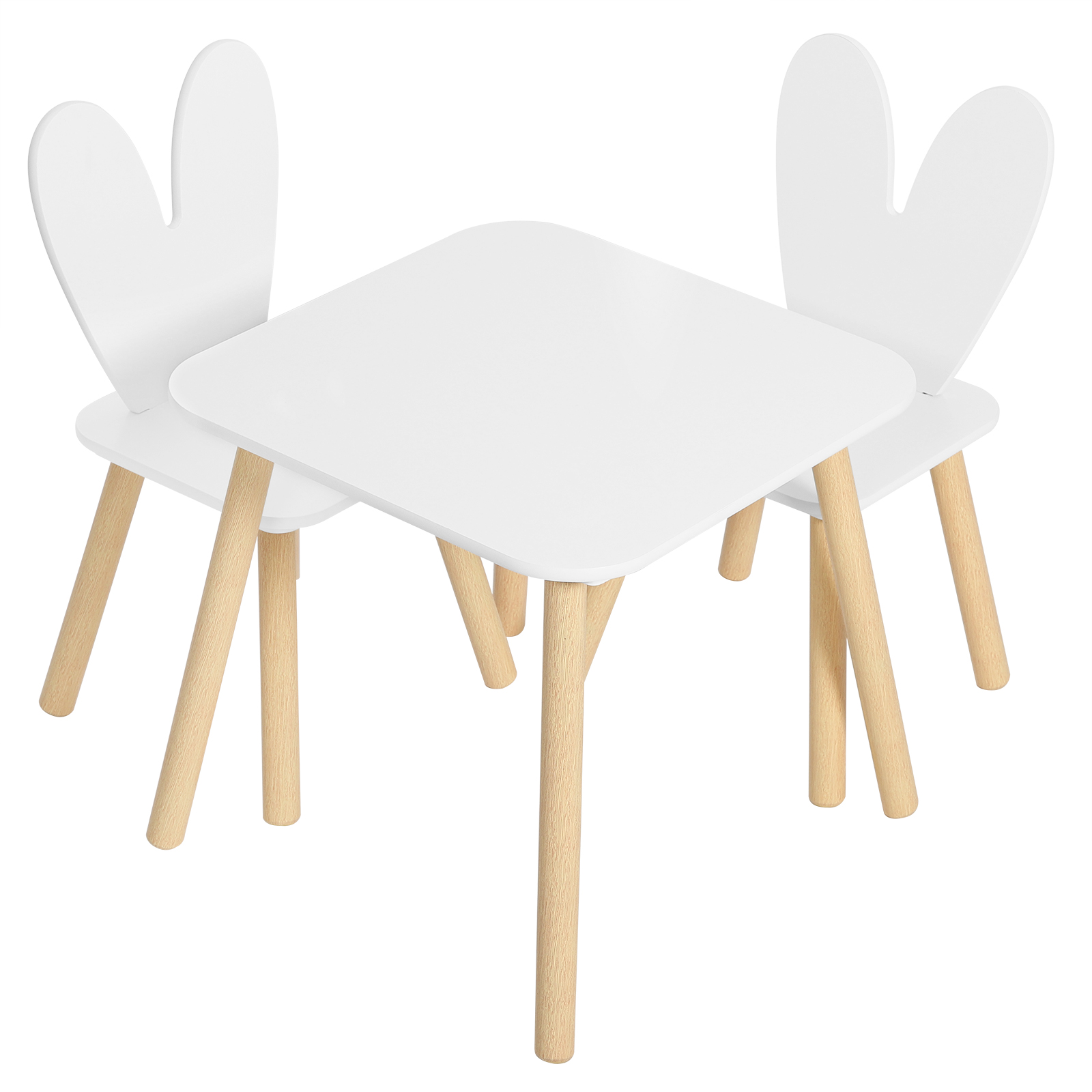 WOLTU 1 ensemble Table pour enfants avec 2 chaises ensemble de Table d'activité pour enfants pour apprendre à manger peinture lecture maternelle pépinière