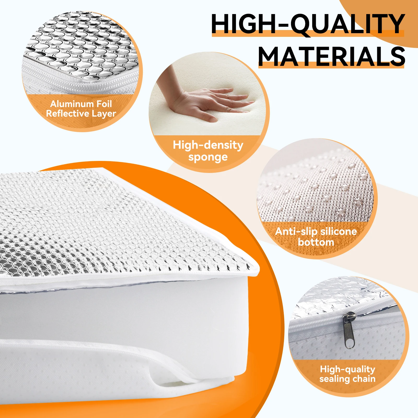 Universeller, anhebbarer Deckel für Wohnmobile, 35,6 x 35,6 cm, wasserdichter Ersatz für Wohnmobile, Wohnmobile, einfach zu installieren, Weiß (1 Packung) ​