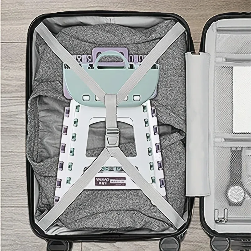 Práctico taburete plegable, mini taburete plegable para sala de estar, cocina, pícnic al aire libre, silla para acampar, pesca, silla plegable de plástico