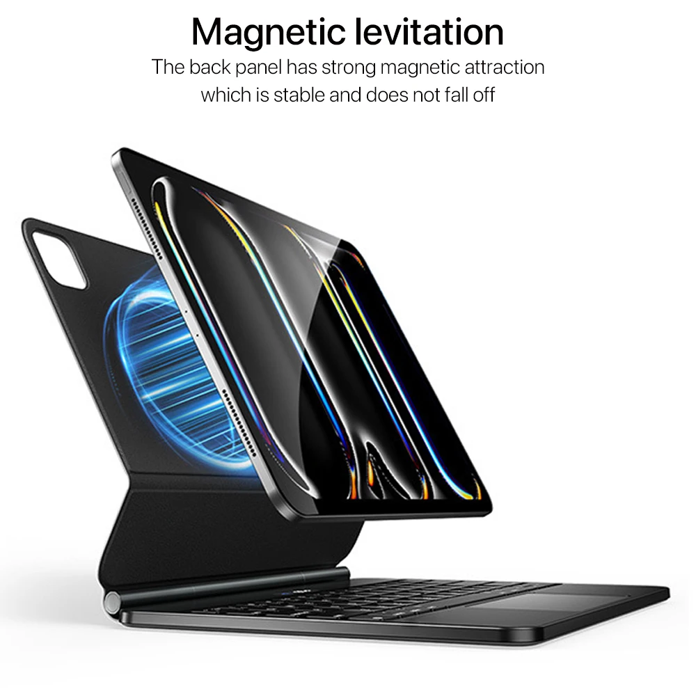 Magic Keyboard Case For Ipad 10th Air 4 5 11in 12.9in Magnetic Backlight Bluetooth Wireless Keyboard Ipad Case Ipad Accessories