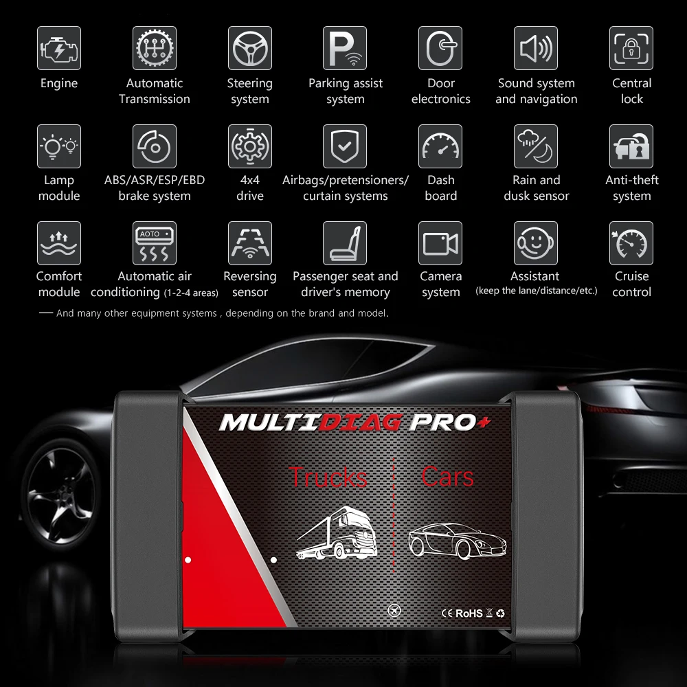 Multidiag pro 2021.10b 2021.11 obd2 ferramenta de diagnóstico com keygen tcs pro vci v3.0 verde pcb branco relé nec real 9241a carro caminhão
