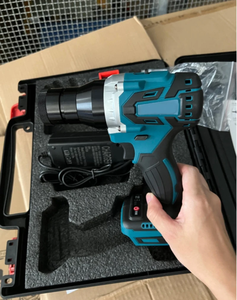 Brushless ไฟฟ้ากดปืนไฟฟ้าอัตโนมัติเต็มรูปแบบ Rivet NUT ปืนหมวกปืนเครื่องมือ Riveter ปืน M3-M12