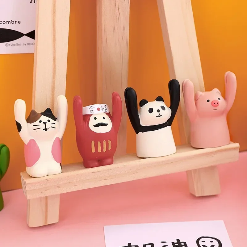 Porta carte creativo per cartoni animati Clip per promemoria Kawaii Portafoto carino Espositore Organizzatore da scrivania per ufficio di cancelleria coreana