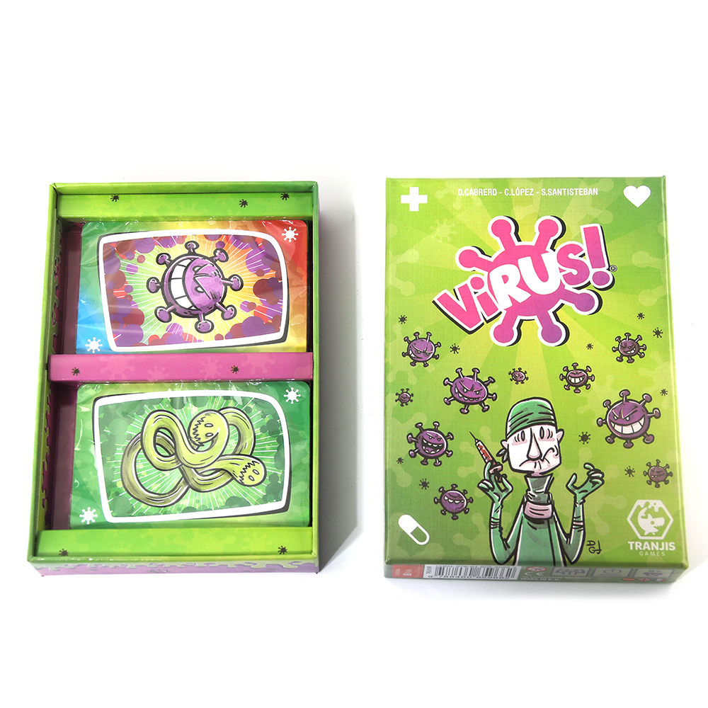 In Spanish Version In English Virus Card Game The Contagiously Virus 2 Card Correct Version Party Game For Fun Family Games