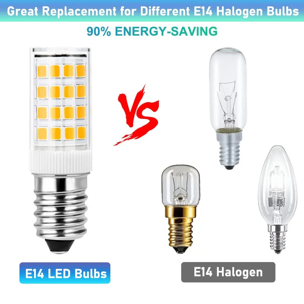 10PCS E14 LED Lamp Bulbs 3W 5W 7W 220V Mini Corn Bulb 360 Degree Beam Angle Warm Cool White Replace Halogen Chandelier Lights