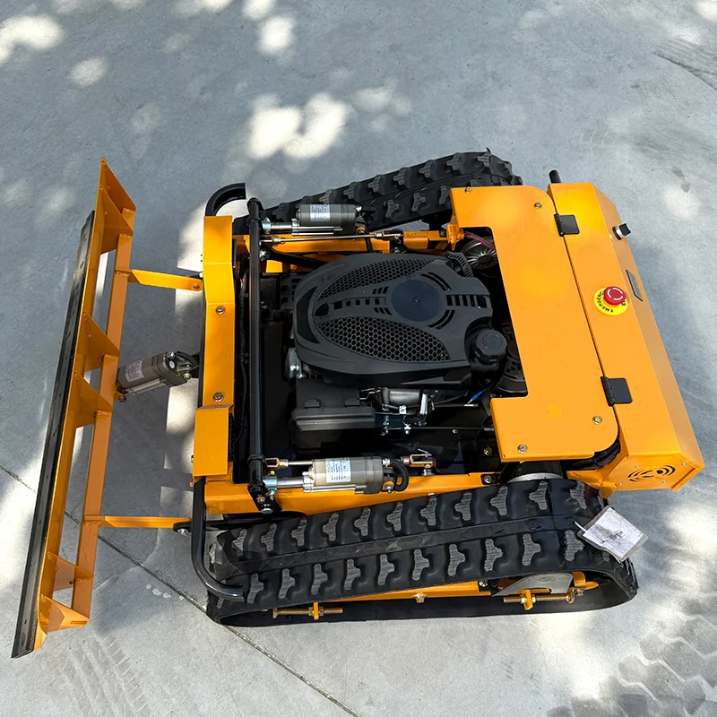 Aangepaste Hot Top Kleine Crawler Afstandsbediening Maaier Boerderij Grasmes Automatische Grasmaaier Robot Eenvoudig Commercieel Grasmaaien