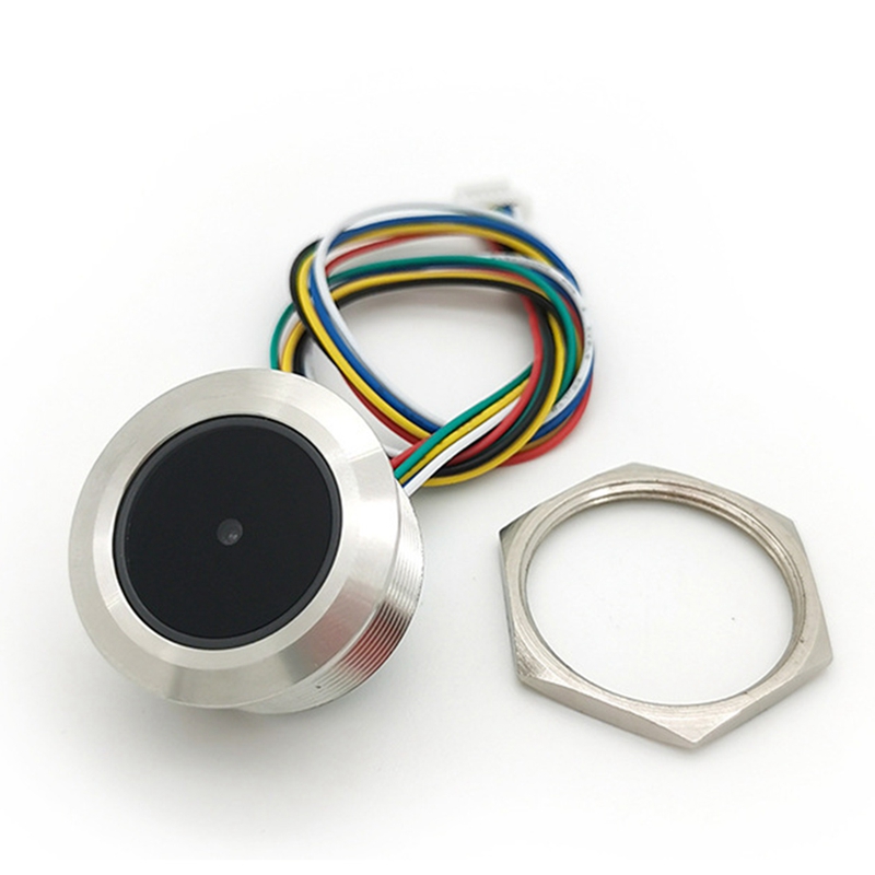 Luz indicadora de anillo de Control LED de Metal GM861, interfaz UART, módulo Lector de código de barras 1D/2D, QR