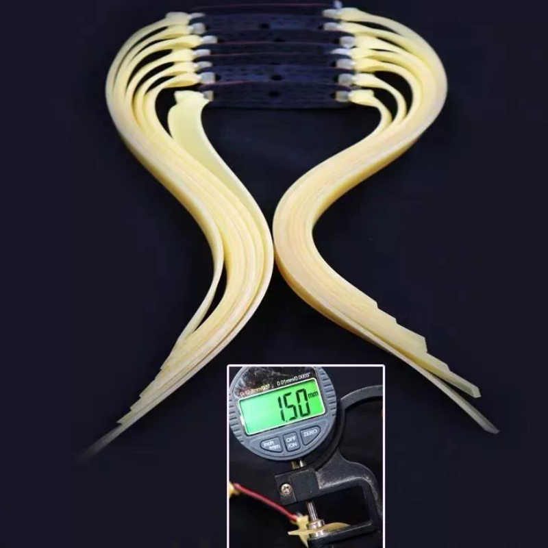 1.5/2.0mm High Quickly 2-5PCS Slingshot Hunting Powerful Flat Rubber Band High Elasticity Outdoor Catapult Shooting Accessories