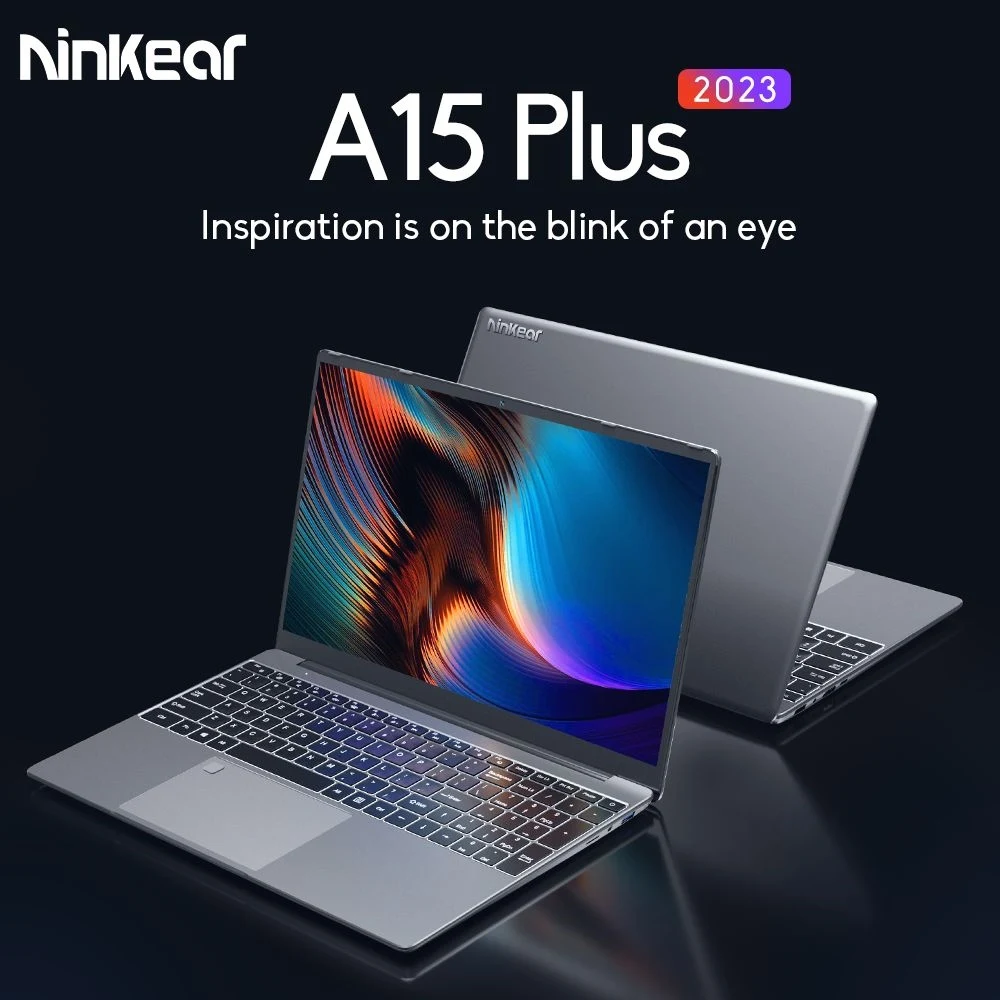 Ninkear a15 plus 15,6-Zoll-Laptop, amd ryzen7 5700u 8 Kerne 15,6 GHz, 4,3x1920 ips fhd Bildschirm, 32GB DDR4 RAM 1TB SSD, WLAN 1080