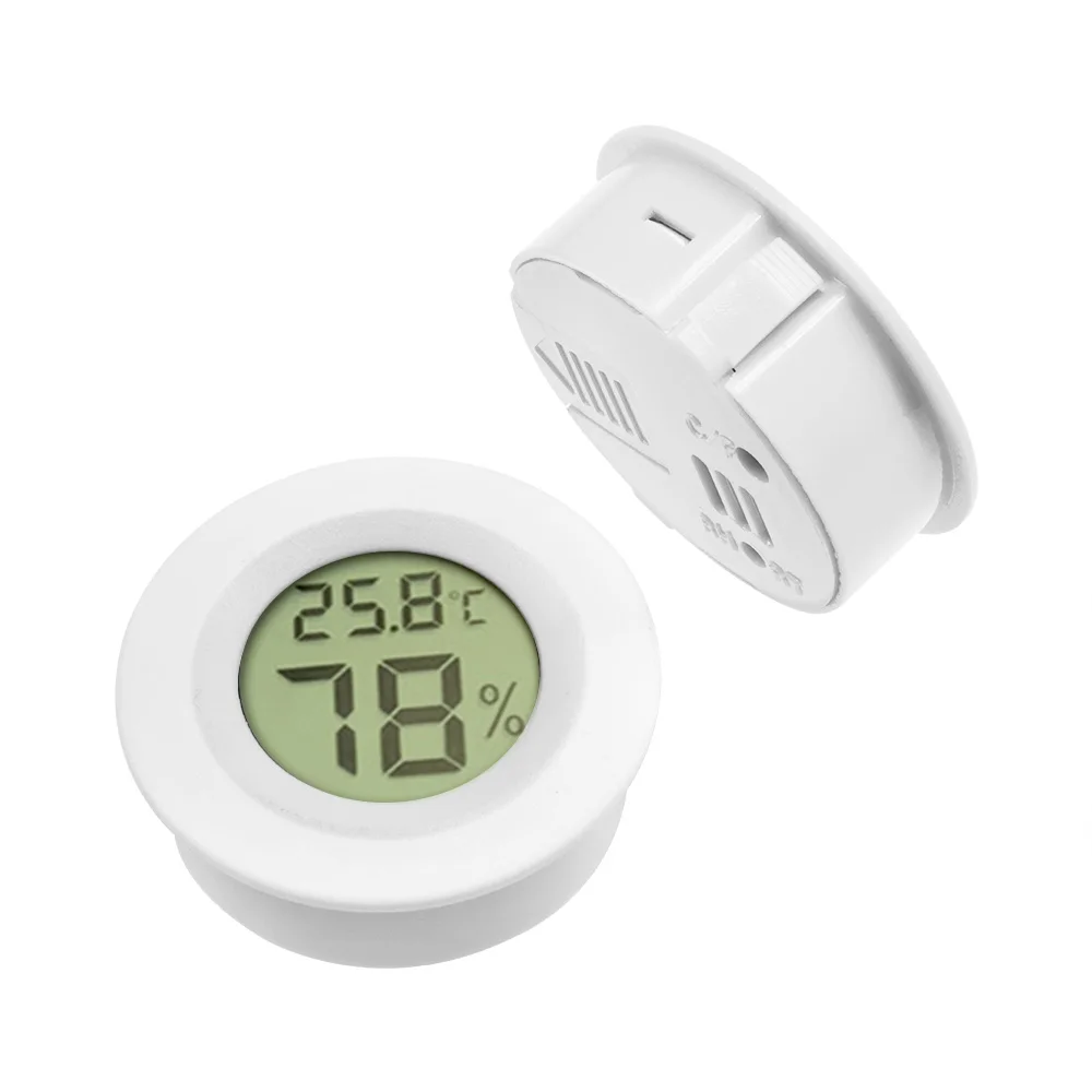-50~ +70 ° C Mini LCD ดิจิตอลเครื่องวัดอุณหภูมิเครื่องวัดความชื้นตู้เย็นตู้แช่แข็งเครื่องทดสอบอุณหภูมิ Sensor ความชื้นเครื่องตรวจจับ 1 ชิ้น
