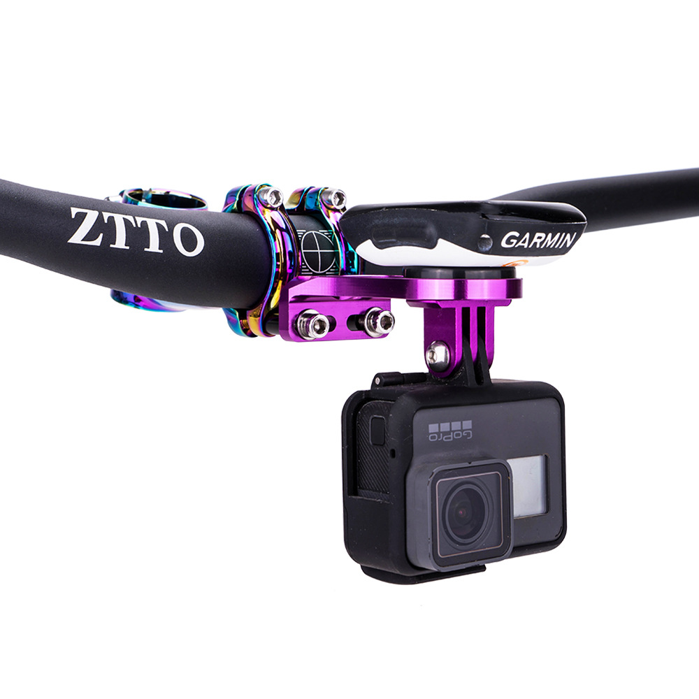 Soporte para cronómetro de bicicleta de montaña Soporte para base de bicicleta de carretera Soporte para cronómetro Equipo de equitación Compatible con Garmin y Bryton