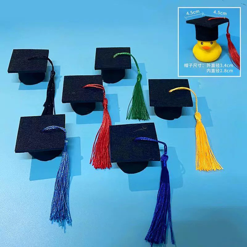 Rubber Duck Accessories Mini Dolls Accessories Bulk Mini Hat Pluse Hat Duck caps Min  Headgear Min Suit Hat Mini  Knit Hat