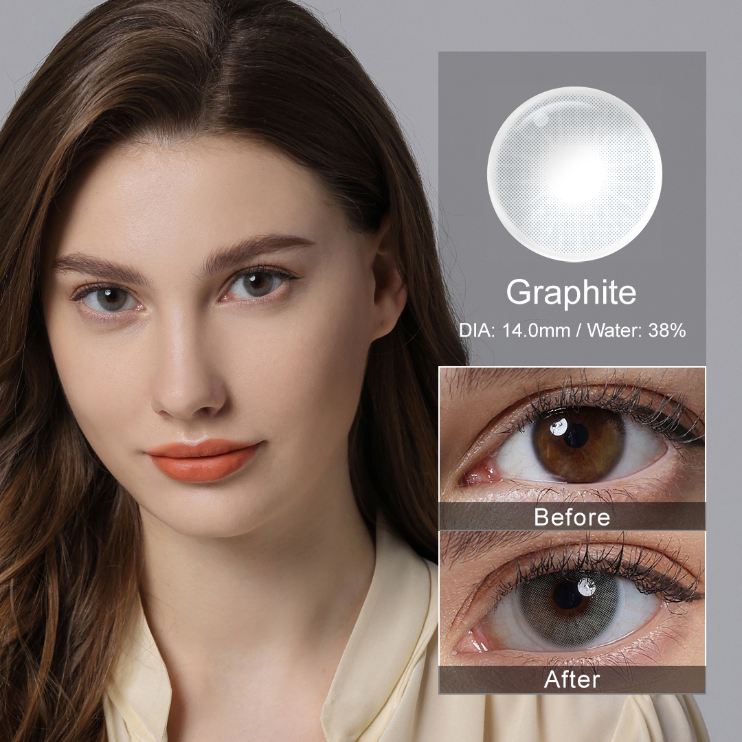 (0,00 ~-8,00) Контактные линзы по рецепту Mgaister Queen для близорукости Натуральные мягкие цветные контактные линзы для макияжа 6 месяцев 1 пара