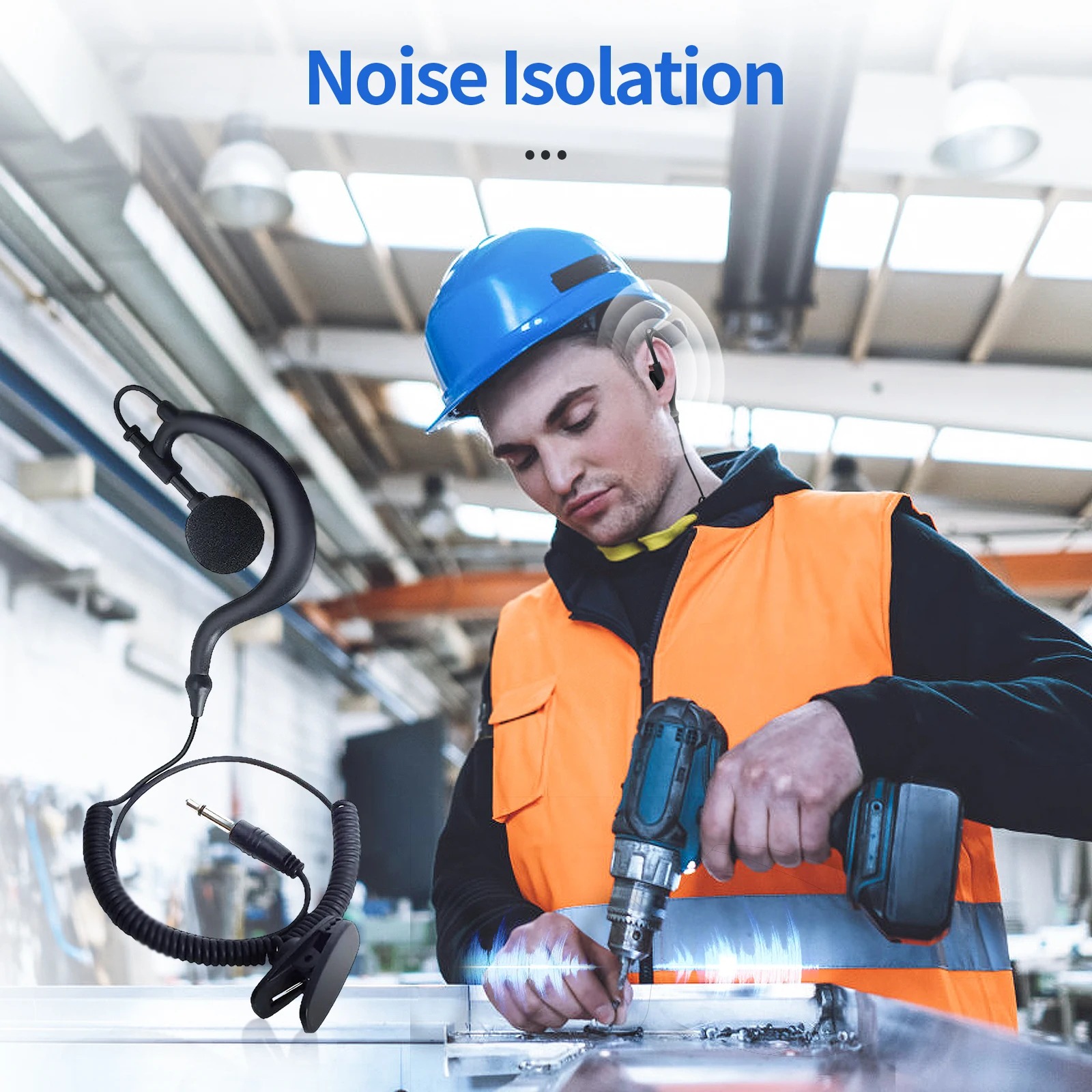 新しい聞くだけイヤホンオーディオケーブルインターホンイヤホンヘッドセットアクセサリーラジオアクセサリー有線エアチューブ 3.5 ミリメートルイヤホン