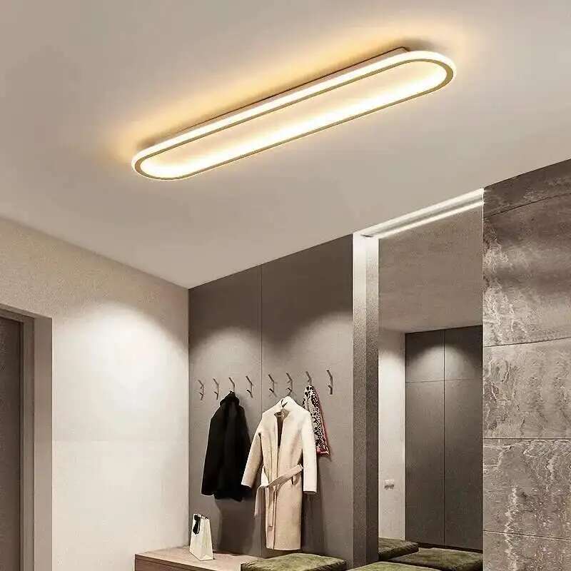 Ultra-thin Ceiling Lamp Long Corridor Aisle Lamp Home Balcony Lamp Simple Cloakroom Bedroom Minimalist Porch Lamp