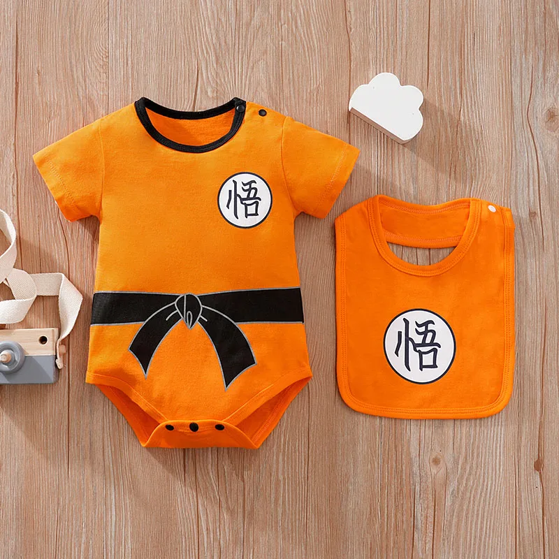 Mono triangular 100% de algodón para bebés, ropa infantil, disfraz para niños pequeños, pelele, mono de 0 a 18 M, Cosplay de dibujos animados de manga corta