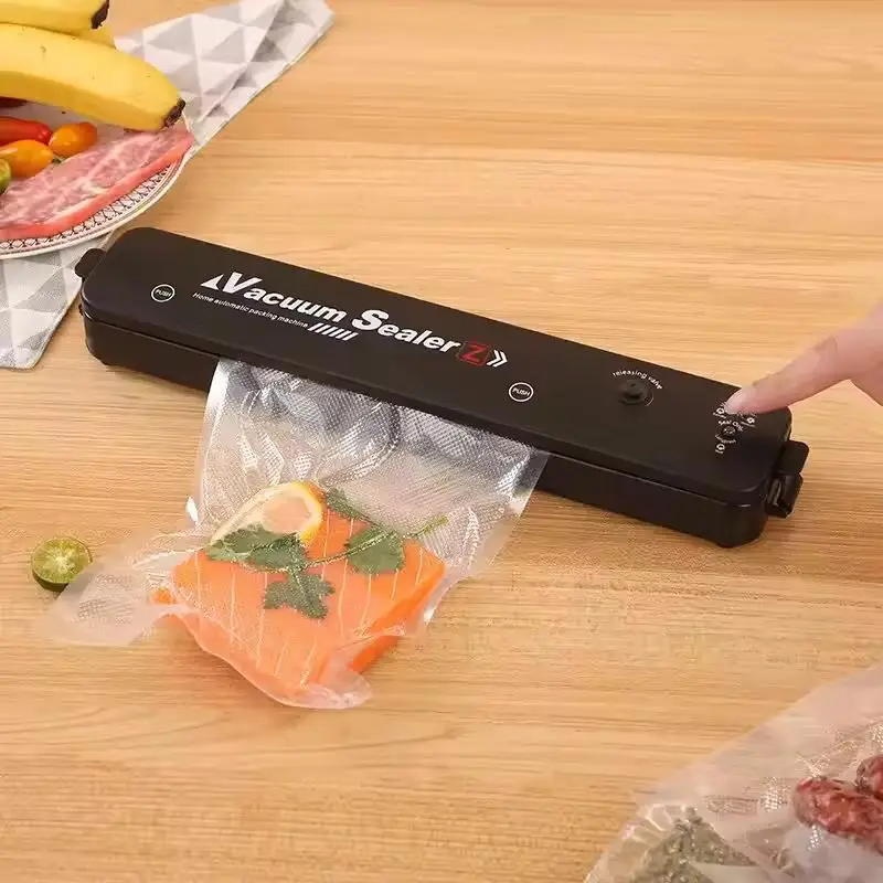 2025 NUEVA máquina automática de envasado de alimentos máquina de sellado al vacío portátil hogar sellado de alimentos al vacío ayudante de cocina 220V