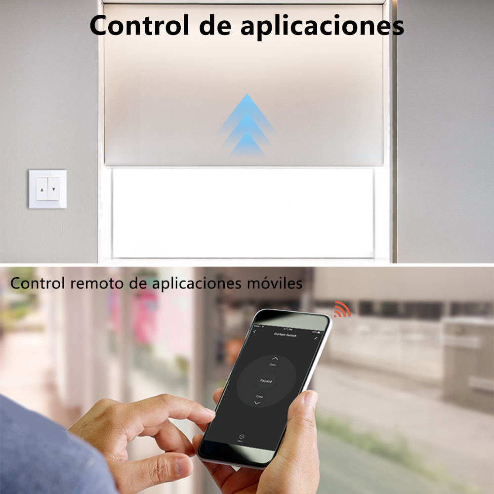 Persianas enrollables ZigBee, interruptor de Control de Motor conectado, para Google Home, Alexa, ventana eléctrica, LoraTap, Tuya, Smart Life