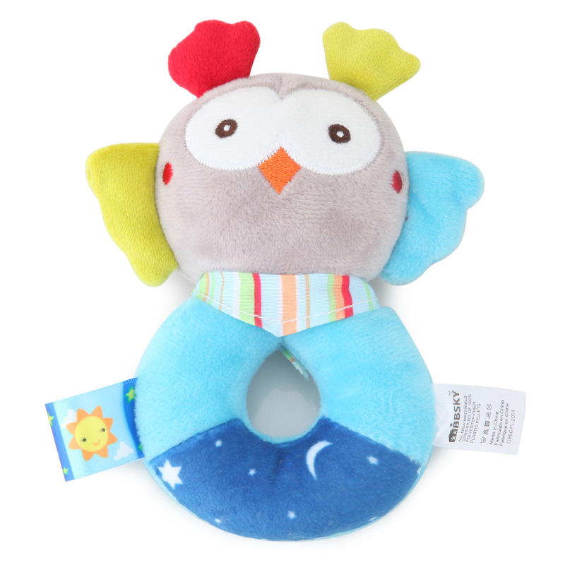 เด็ก Plush Rattle การ์ตูนสัตว์ Crib Mobile Bed Bell ของเล่น 0-12 เดือนทารกเด็กวัยหัดเดินของเล่นเพื่อการศึกษาสําหรับทารกแรกเกิดของขวัญ