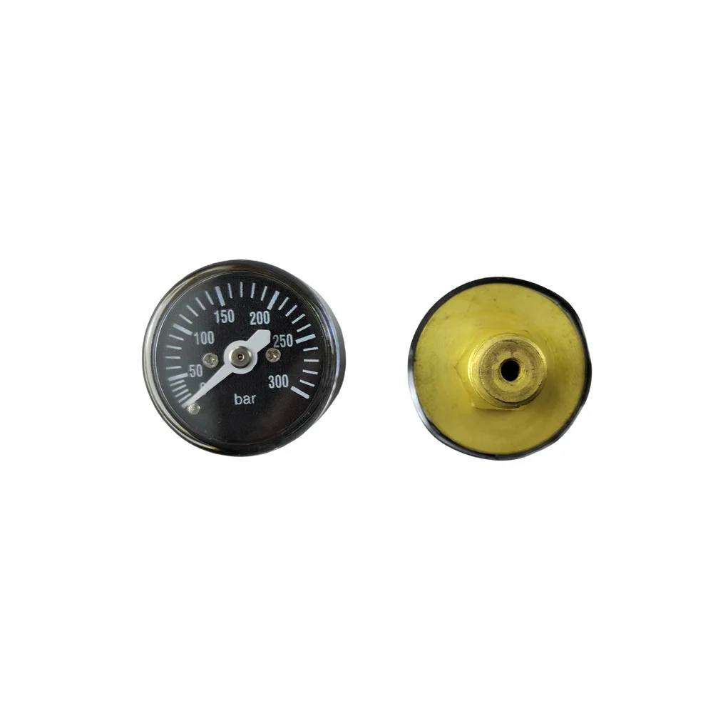 FX อุปกรณ์เสริม Precision Gauge FX EDGUN เครื่องวัดความดันสูง G1/8 ด้ายเครื่องวัดความดัน 300bar 25 มม.
