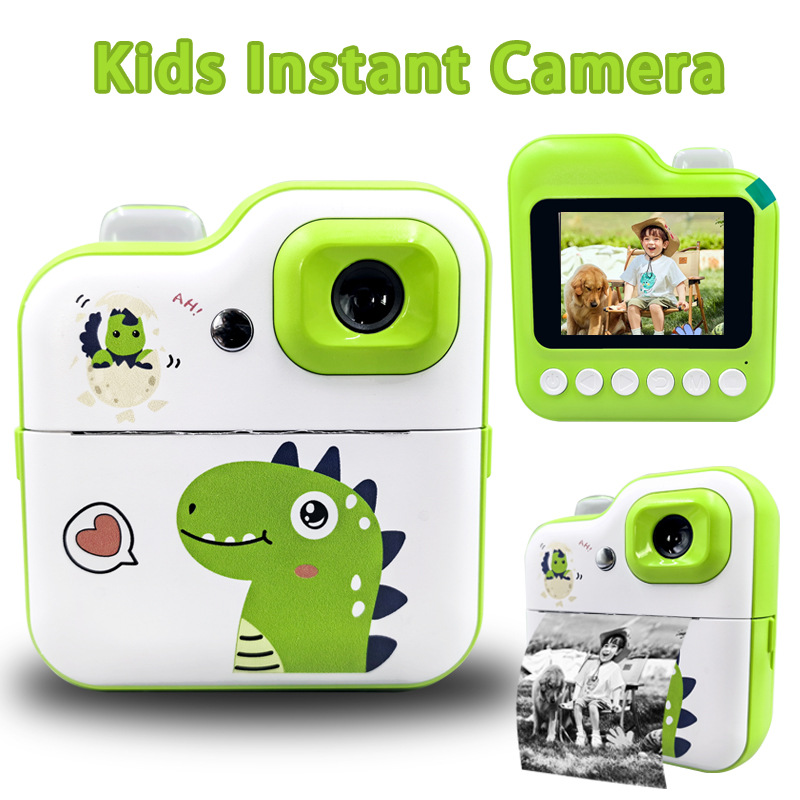 Cámara para niños, Mini cámara Digital de impresión instantánea, cámara de impresión térmica para exteriores, tinta cero, cámara de impresión portátil, juguete para niños, regalos