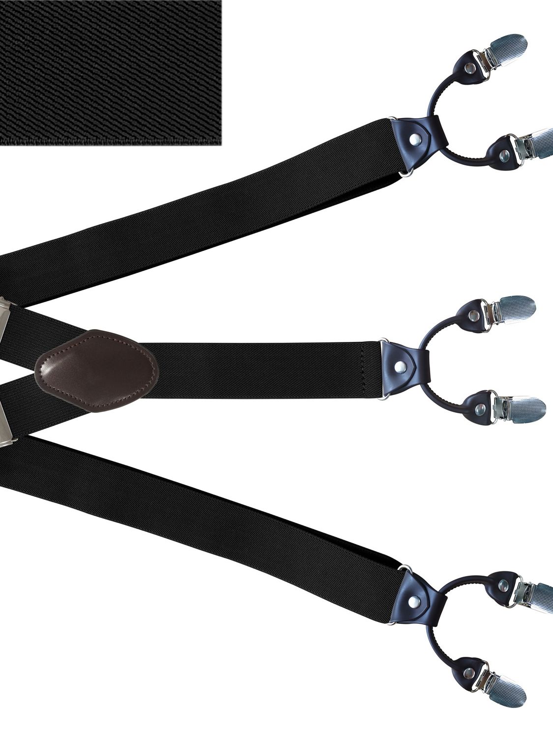 Tirantes de moda de cuero con 6 Clips, tirantes Vintage informales, Tirante, pantalones, tirantes, bretele, regalo para padre/marido