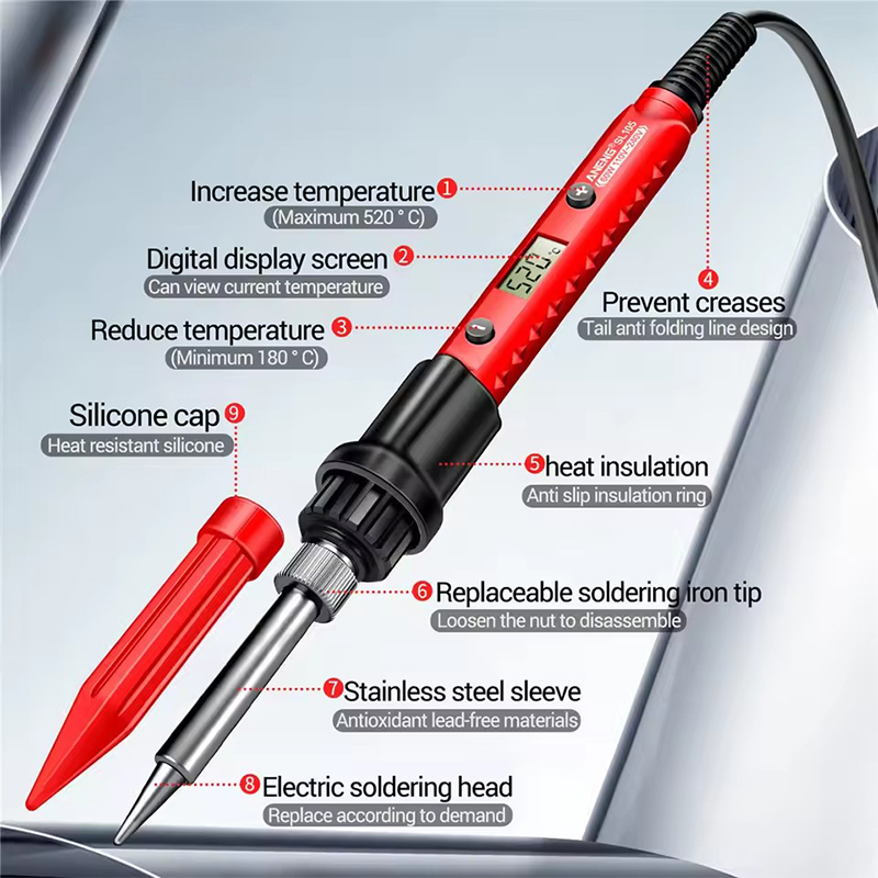 SL104 105 106, kleiner Lötkolben mit konstanter Temperatur, Lötstift, Reparaturschweißset in Industriequalität