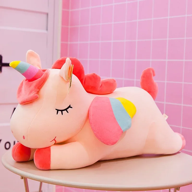 Kawaii ตุ๊กตาม้า 25 ซม.ตุ๊กตา Huggable ตุ๊กตาสัตว์มาพร้อมกับของเล่นเด็กสาวของขวัญวันเกิด