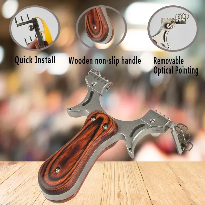 Herramientas de mango de madera maciza para exteriores, accesorios potentes, herramientas de mano, juguetes autoprotectores