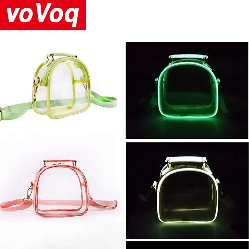 Neue frauen Tasche Laser PVC Transparent Tasche Gelee Schulter Umhängetasche frauen Tasche Casual Wasserdichte Nachtlicht Party tasche
