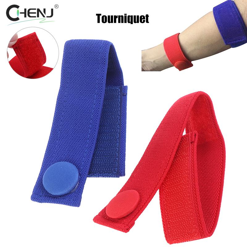 2Pcs Medical Hemodialysis Tourniquet พยาบาลเฉพาะ Dialysis Plus ยืดหยุ่น Venous Hemostatic สายคล้องคอ 2 สี