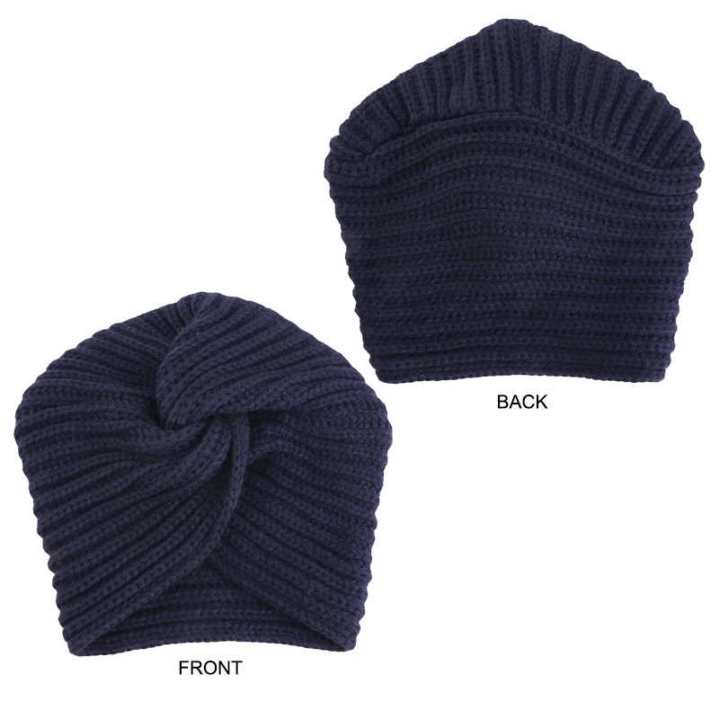 Nowe damskie czapki zimowe dzianiny luźne czapki wełniane kapelusze ciepłe turban okłady na głowę grube czapki po chemioterapii dla pacjenta z rakiem