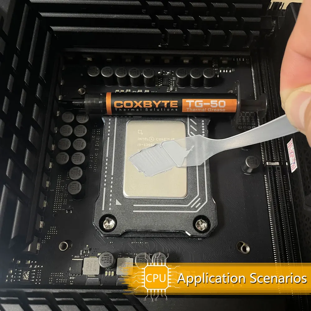 Coxbyte pasta térmica 18.2w/mk para cpu cooler amd processador intel ventilador de refrigeração do computador vga gpu composto dissipador de calor gesso