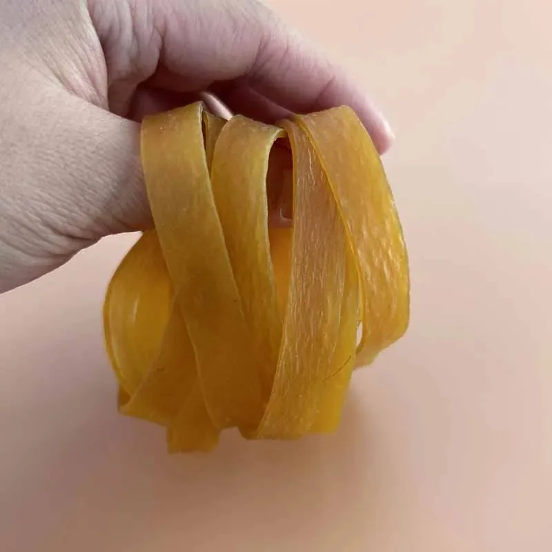 40 pz di Grandi Dimensioni 6 CM/2.4 pollici Elastico Giallo Elastici Elastici Casa Cucina Scuola Ufficio Anello di Gomma Forniture di Imballaggio