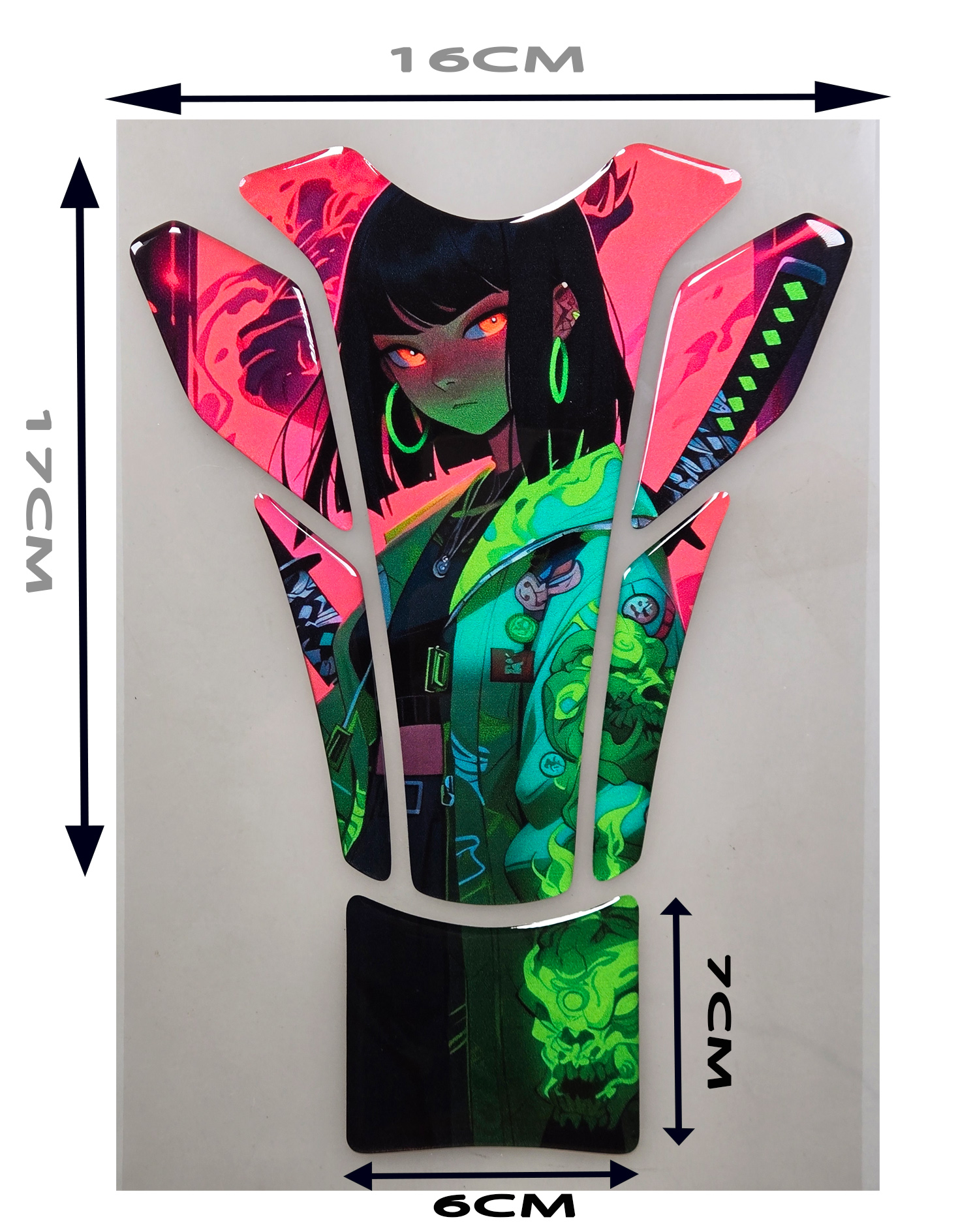 Универсальная бак для мотоцикла, накладка на бак, 3D наклейки на бак, защита масла и газа, защита бака для SUZUKI YAMAHA, бесплатный брелок