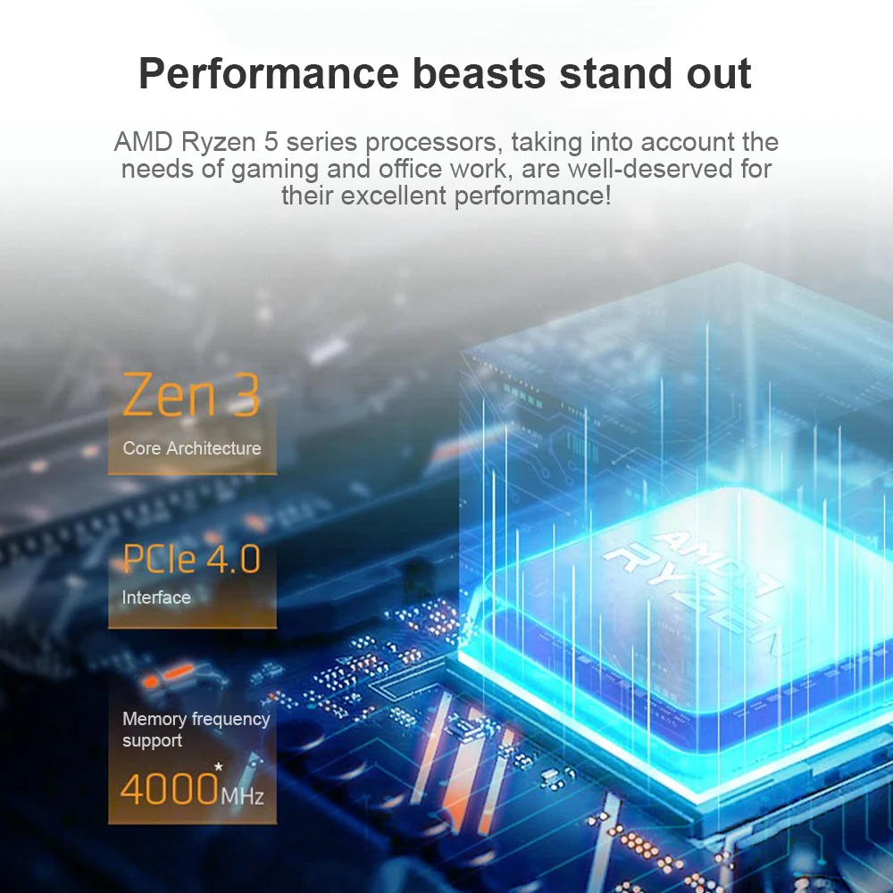 Amd-ryzen 5 5600x cpu r5 5600x, 3.7 ghz, 6コア,12スレッド,7nm, 65w, l3 = 32m, 100-000000065,am4ソケット