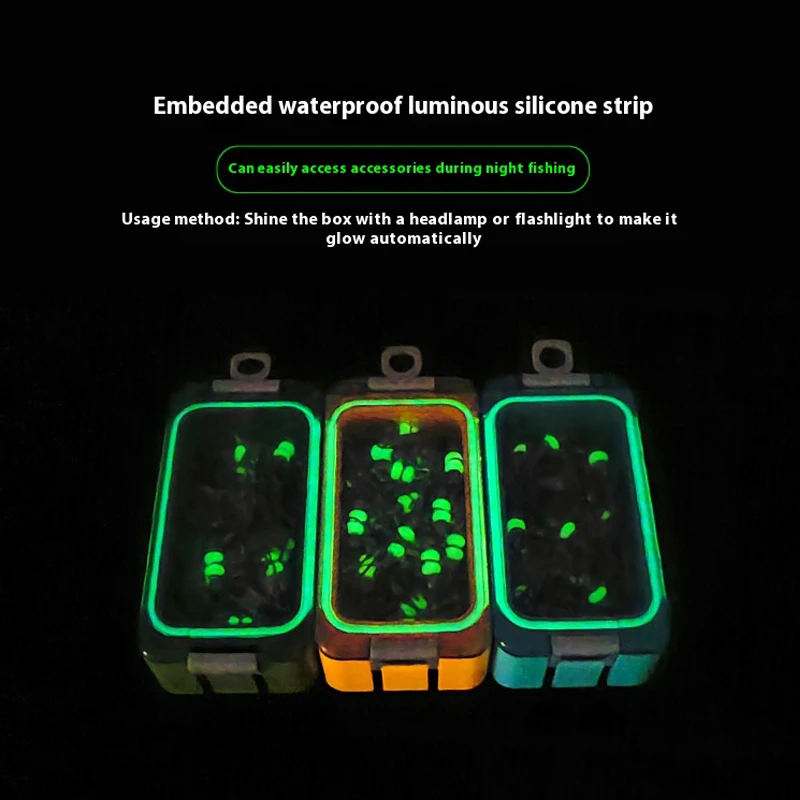 8 #   10 #   Luyamu Gruppo di pesca per gamberetti Cuscinetto a sfere luminoso Set di fibbie ad anello solido rotanti e rotanti Set di pin Connettore da pesca