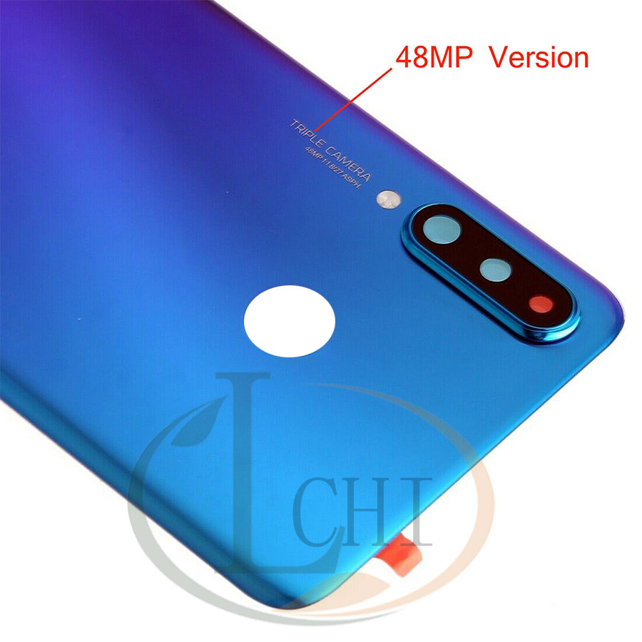 Zurück Glas Für Huawei P30 Lite Batterie Abdeckung Hinten Tür Gehäuse Fall Für Huawei Nova 4e Gehäuse P30 Lite Batterie Abdeckung