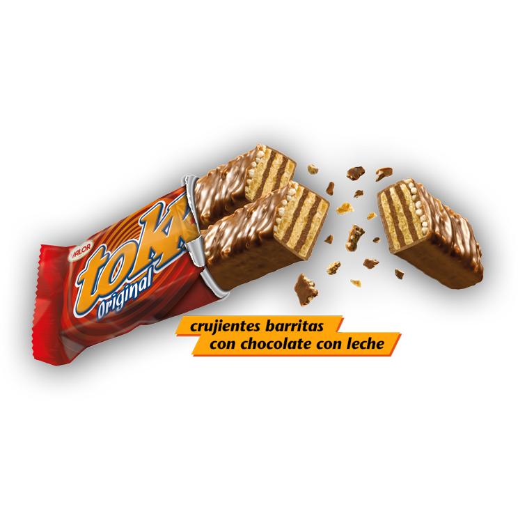 Valor Original Tokke-Caixa Wafer Recheada Chocolate, 30 Unidades de 47gr Cada