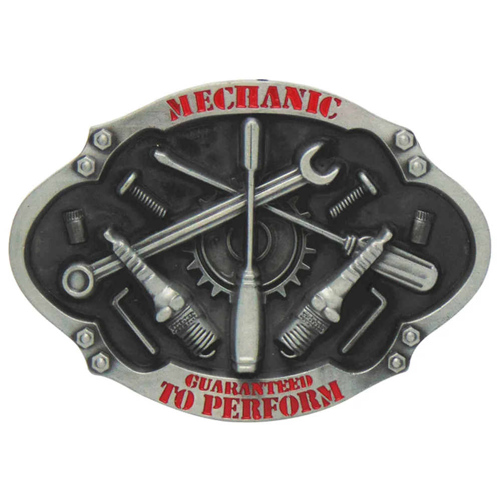 Cheapify Dropshipping Western Metal Mechanic Hardware Tools Fivela de cinto para homens